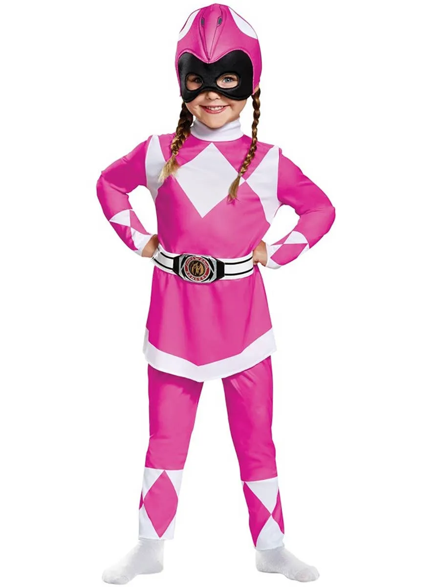 Deluxe Pink Power Ranger Toddler Girls Costume