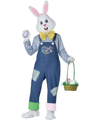 Deluxe Plus Size Adults Mascot Easter Bunny Costume