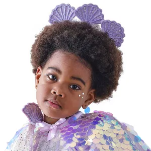 Deluxe Purple Mermaid Shell Girls Costume Headband