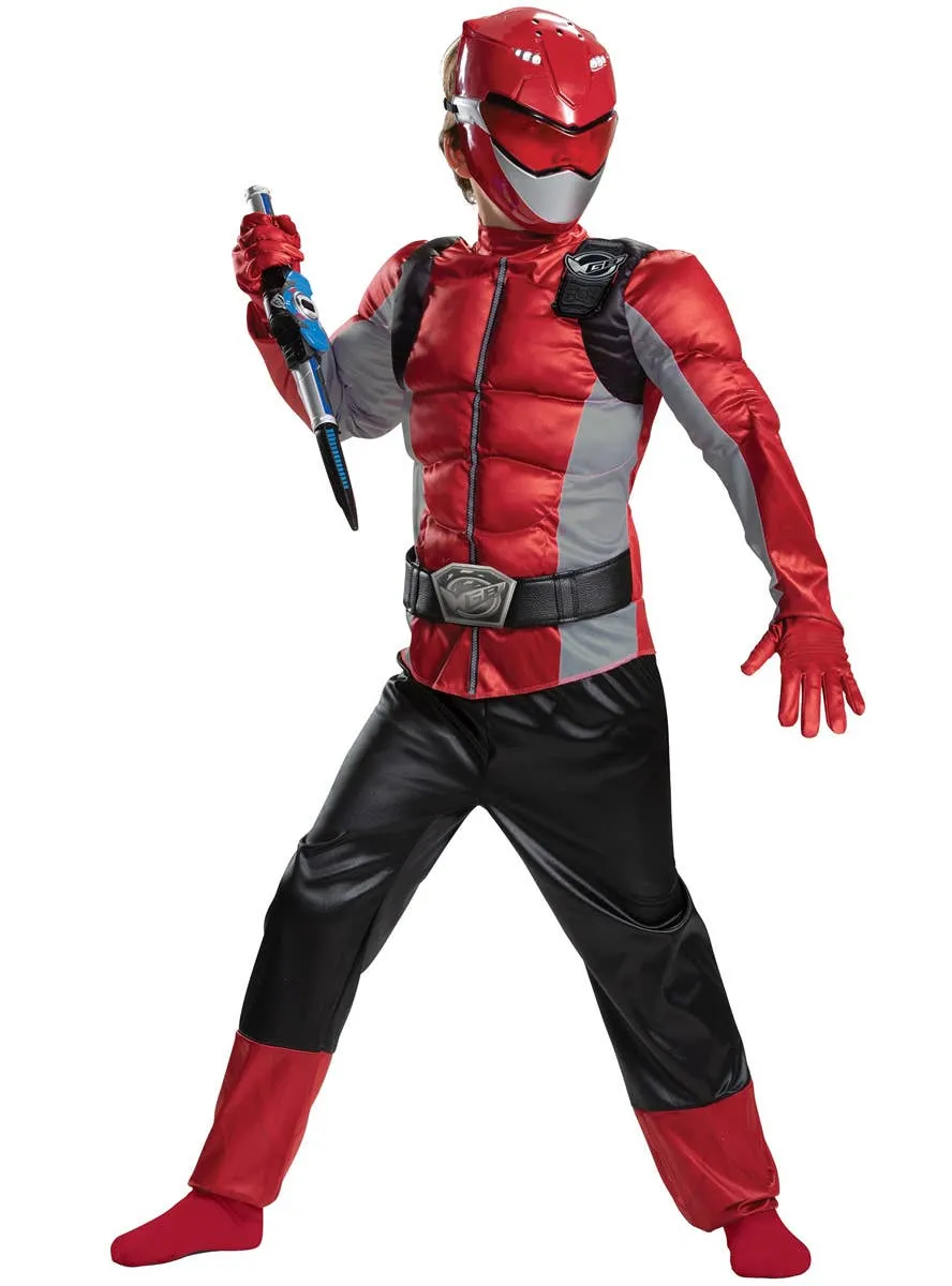 Deluxe Red Power Rangers Beast Morpher Boys Costume