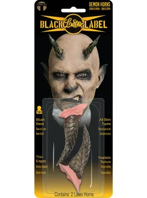 Deluxe Scaly Latex Demon Horns Special FX Prosthetic
