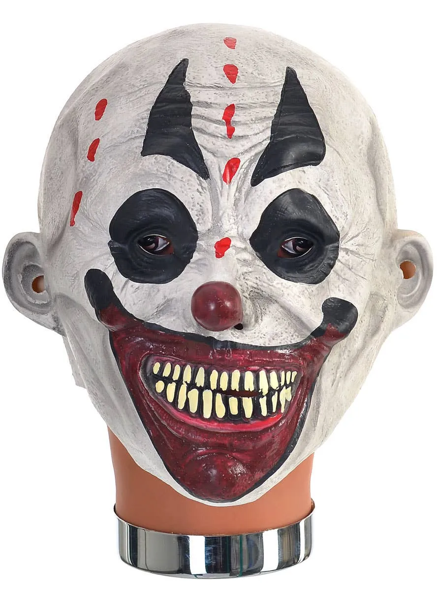 Deluxe Scary Clown Rubber Latex Halloween Costume Mask