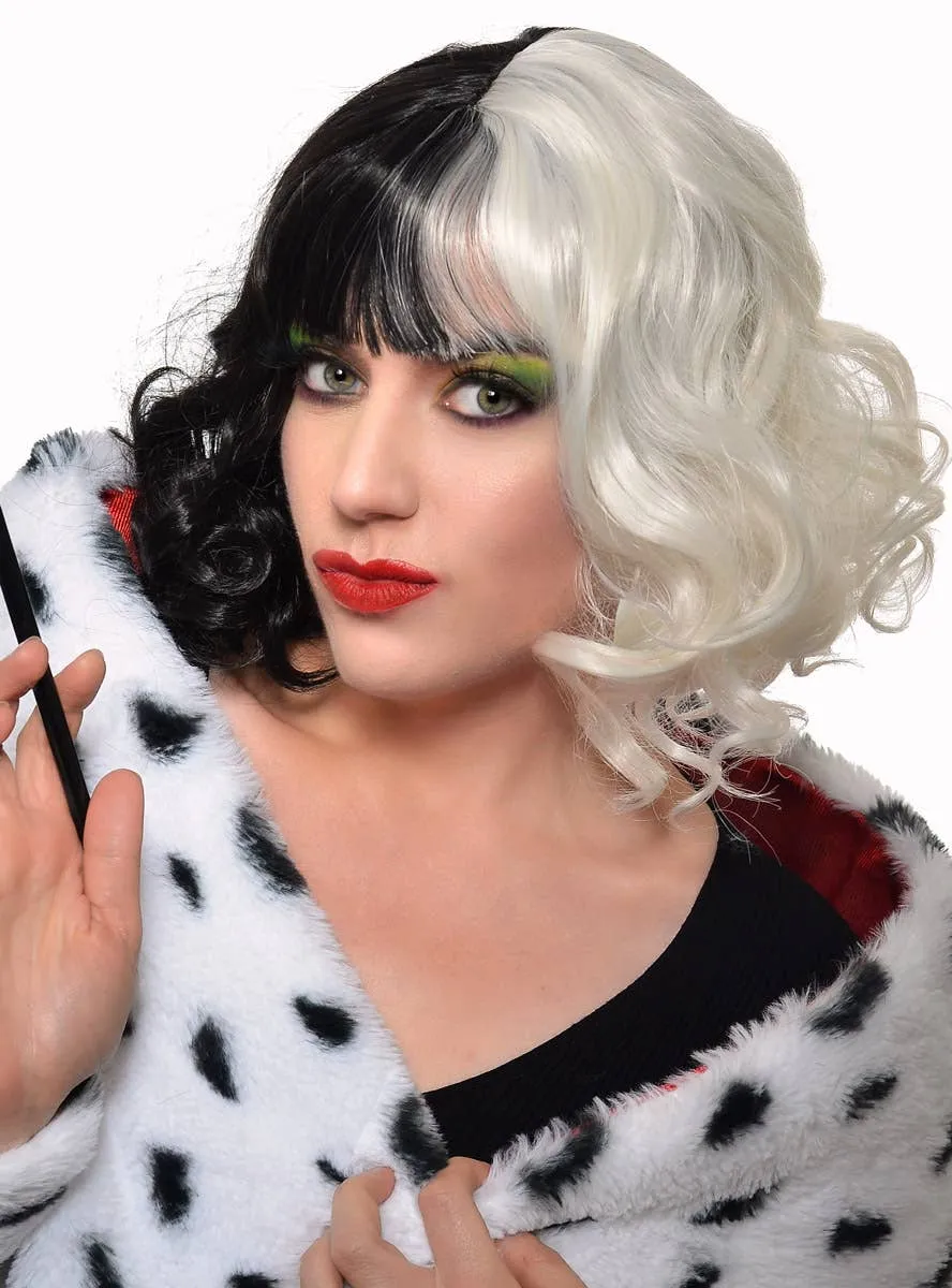 Deluxe Short Curly Heat Resistant Womens Dog Napper Costume Wig