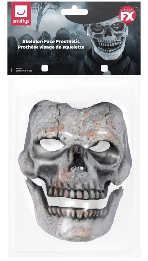 Deluxe Skeleton Face Halloween Prosthetic