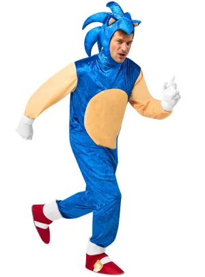 Deluxe Sonic the Hedgehog Mens Gaming Costume