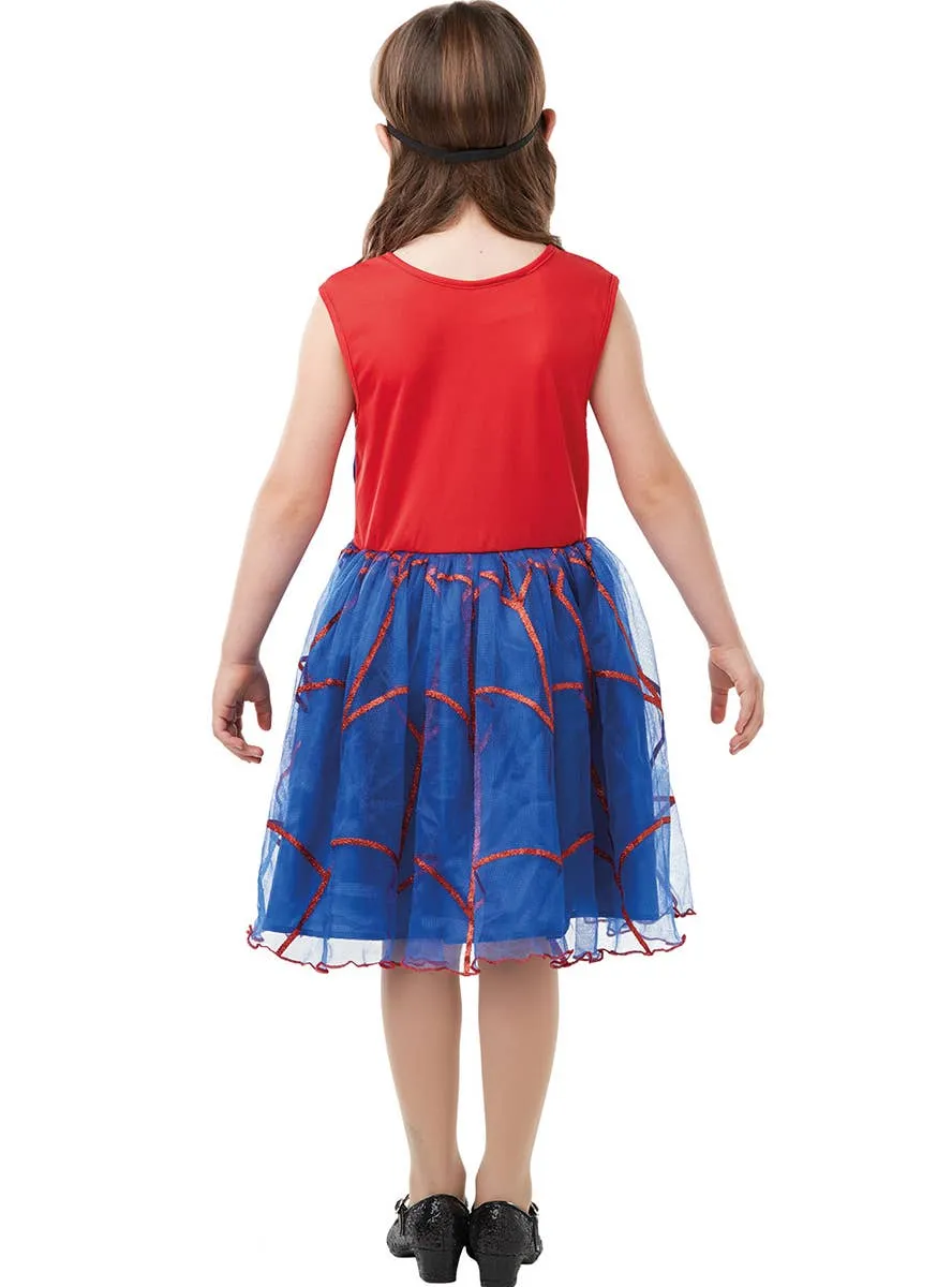 Deluxe Spidergirl Tutu Dress Girls Costume