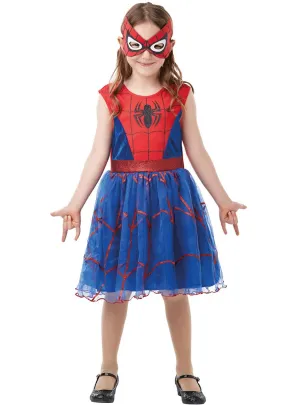 Deluxe Spidergirl Tutu Dress Girls Costume