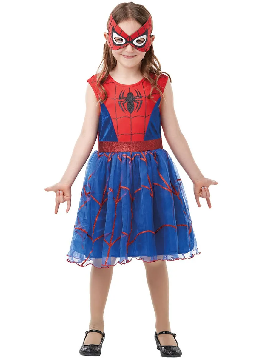Deluxe Spidergirl Tutu Dress Girls Costume