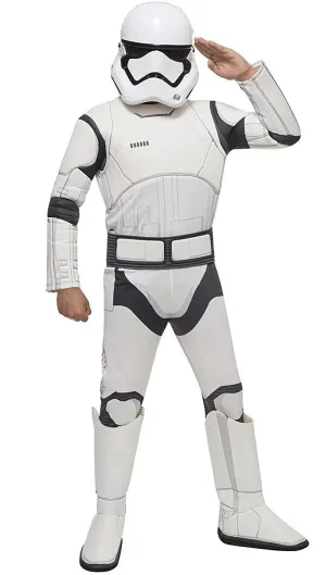 Deluxe Stormtrooper Kids Fancy Dress Costume