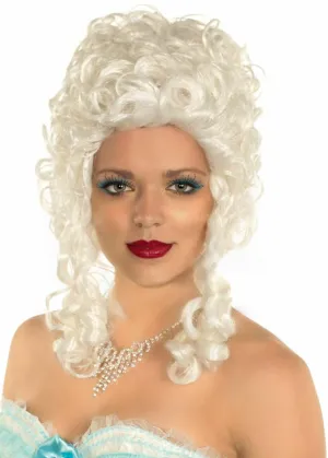 Deluxe White Marie Antoinette Womens Costume Wig