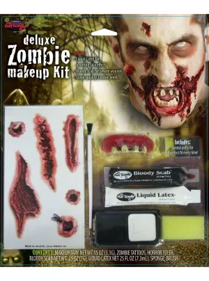 Deluxe Zombie Special FX Halloween Makeup Set