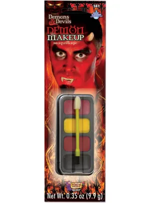 Demon and Devils Four Colour Costume Makeup Kit
