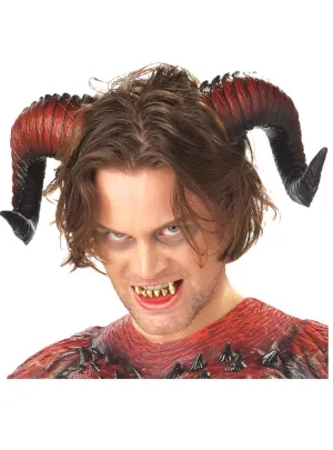 Demon Horns and Teeth Halloween Set