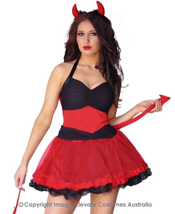 Demon's Mistress Sexy Devil Womens Halloween Costume