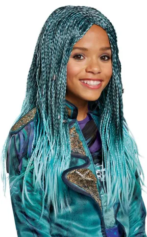 Descendants Girls Teal Uma Costume Wig