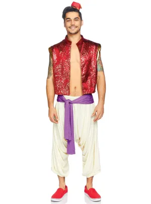 Desert Prince Mens Aladdin Fancy Dress Costume