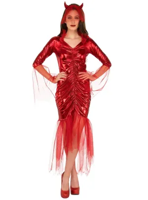 Devil Bride Womens Halloween Dress Up Costume