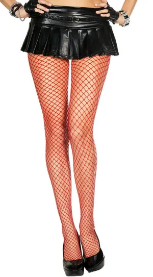 Diamond Net Red Pantyhose