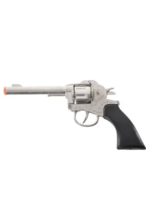 Die Cast Silver Metal Cowboy Gun