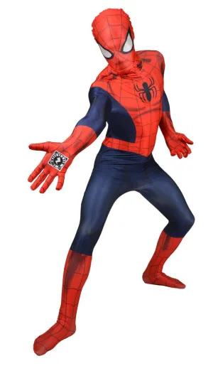 Digital Spiderman Adults Superhero Morphsuit Costume