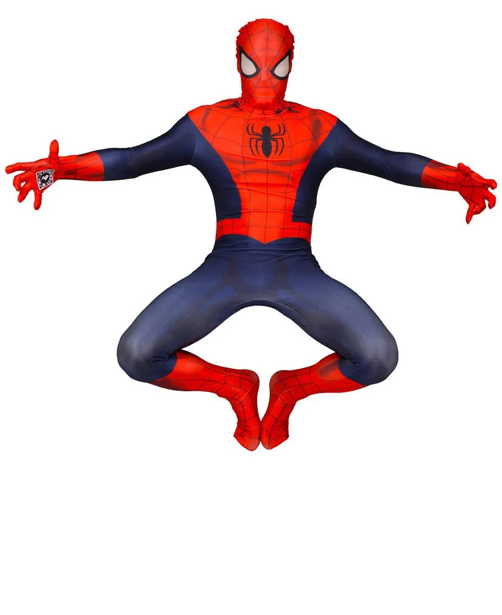 Digital Spiderman Adults Superhero Morphsuit Costume