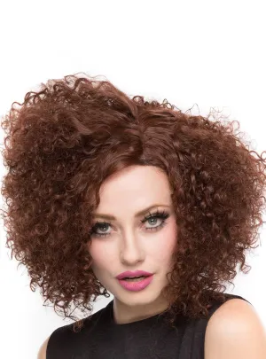 Disco Diva Chocolate Brown Lace Front Womens Costume Wig