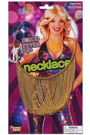 Disco Fever 70s Costume Necklace