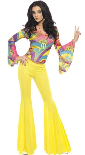 Disco Fever Babe Womens Groovy 70s Costume