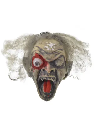 Dismembered Light Up One Eye Zombie Head Halloween Decoration