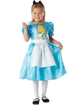 Disney Alice In Wonderland Girls Dress Up Costume
