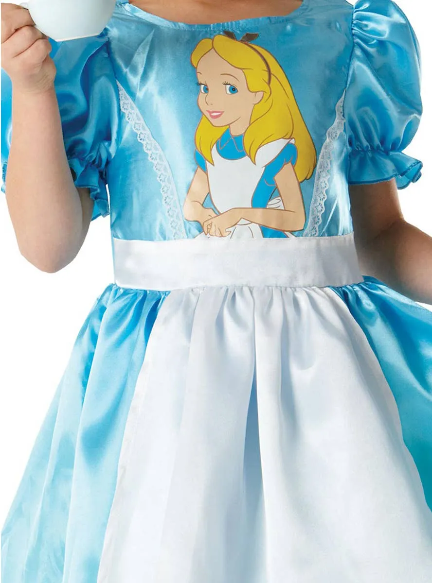 Disney Alice In Wonderland Girls Dress Up Costume