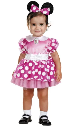Disney Baby Pink Girls Minnie Mouse Infant Costume