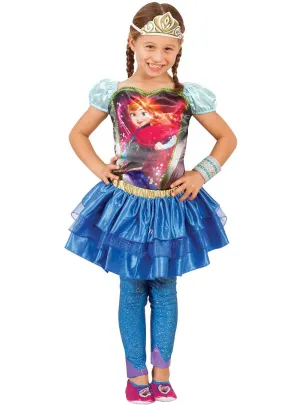 Disney Frozen Girls Dark Blue Anna Tutu Skirt