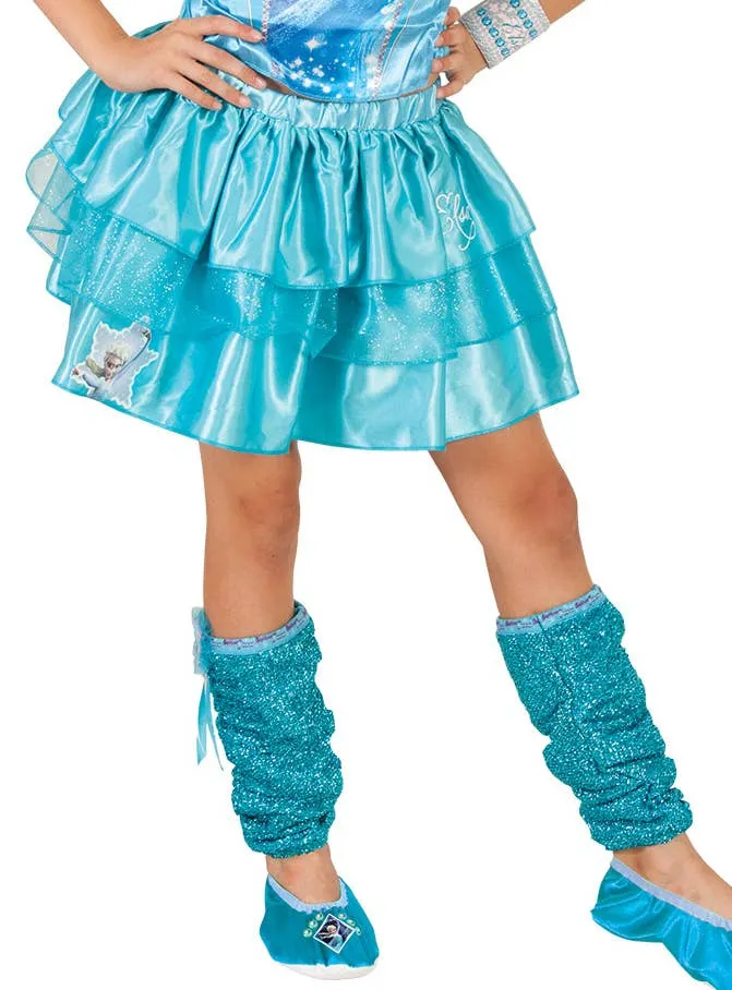 Disney Frozen Girls Light Blue Elsa Tutu Skirt