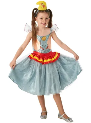 Disney Girls Grey Dumbo Elephant Dress Up Costume