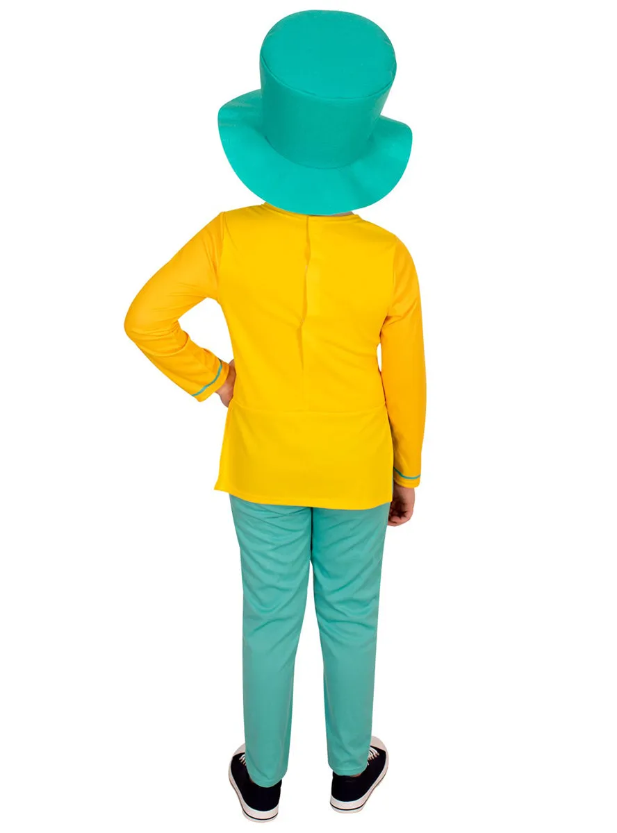 Disney Mad Hatter Boys Alice In Wonderland Costume