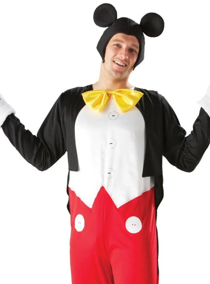 Disney Mickey Mens Licensed Mouse Fancy Dress Costume