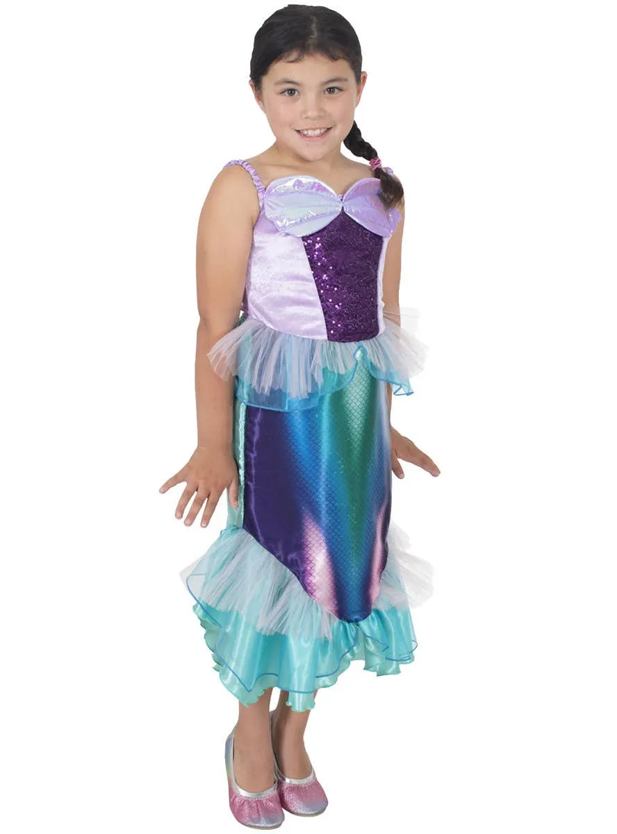 Disney Princess Ariel Girls Little Mermaid Costume
