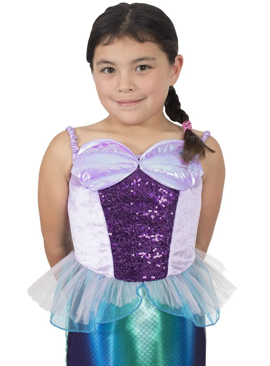 Disney Princess Ariel Girls Little Mermaid Costume