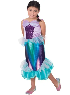 Disney Princess Ariel Girls Little Mermaid Costume