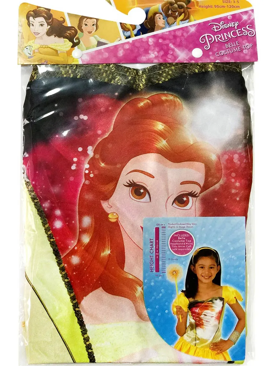 Disney Princess Belle Girls Costume Top