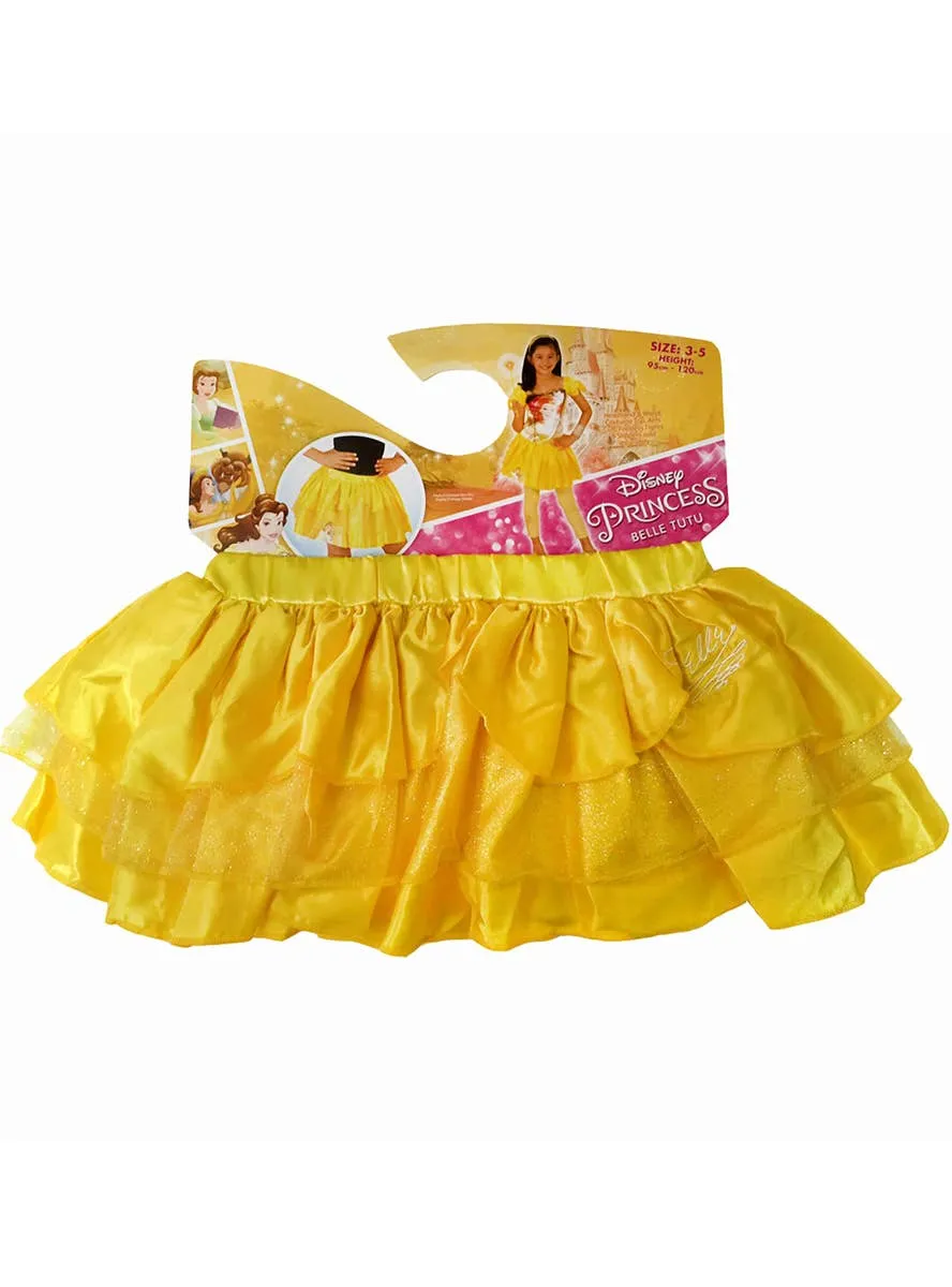 Disney Princess Belle Girls Yellow Tutu Skirt