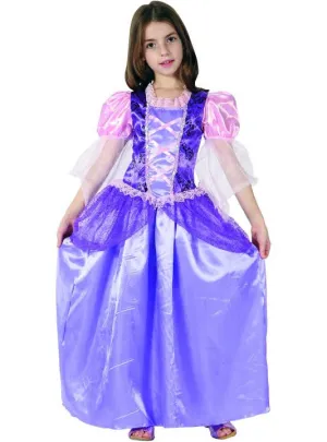 Disney Princess Rapunzel Girls Purple Fairytale Costume