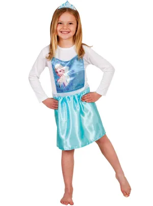 Disney Queen Elsa Girls Partytime Dress Up Set