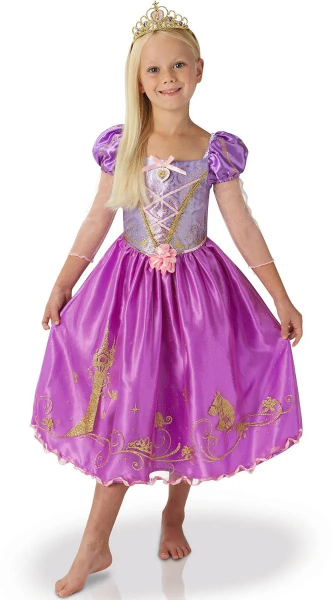 Disney Rapunzel Girls Shimmer Princess Costume