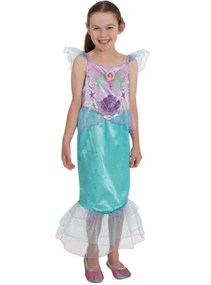 Disney Sparkle Princess Ariel Deluxe Girls Costume