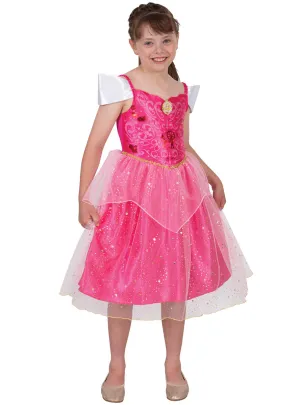Disney Sparkle Princess Girls Aurora Sleeping Beauty Costume