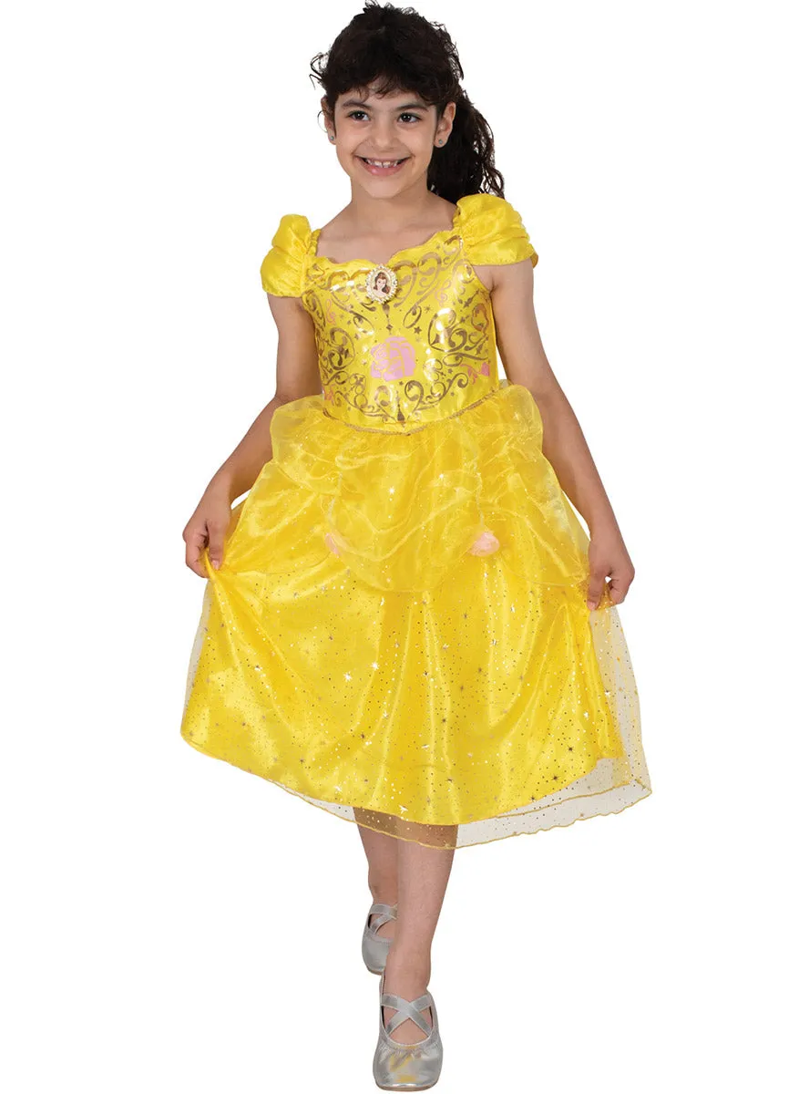 Disney Sparkle Princess Girls Belle Costume