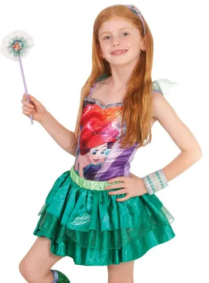 Disney The Little Mermaid Girls Green Ariel Tutu Skirt