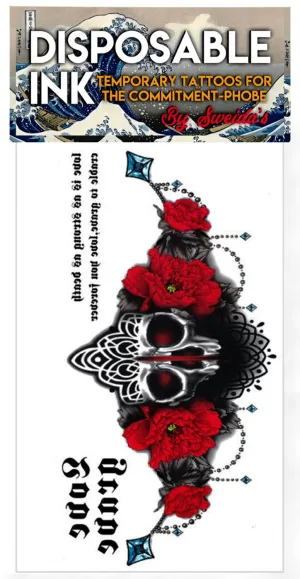 Disposable Ink Bone Collector Temporary Body Tattoo